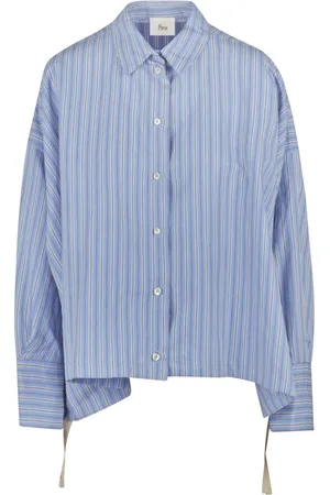 8PM Dames, Blouses & Shirts, Blauw, Maat: S Zijde