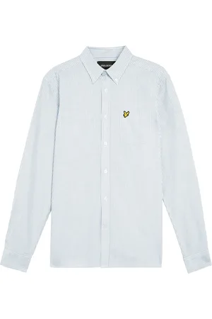 Lyle & Scott Heren, Overhemden, Blauw, Maat: XS