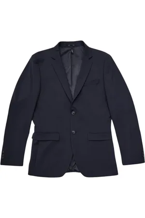 SELECTED Heren, Jassen, Blauw, Maat: L