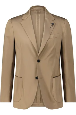 LARDINI Heren, Jassen, Bruin, Maat: 2XL Katoen