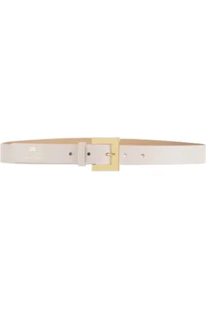 Elisabetta Franchi Dames, Accessoires, Wit, Maat: XS Leer