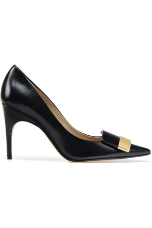 Sergio Rossi Dames, Schoenen, Zwart, Maat: 35 1/2 EU Leer