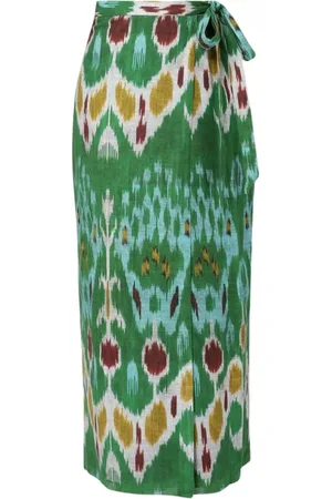 Erdem Dames, Rokken, Groen, Maat: XL Katoen