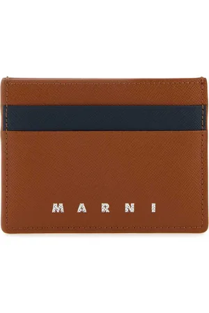Marni Heren, Accessoires, Bruin, Maat: ONE Size Leer