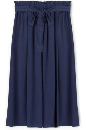 Motivi Dames, Rokken, Blauw, Maat: L Viscose