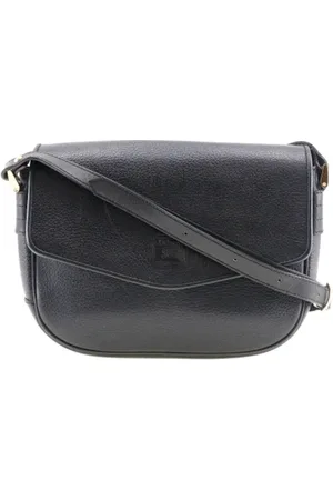 Burberry Dames, Pre-owned, Zwart, Maat: ONE Size Leer