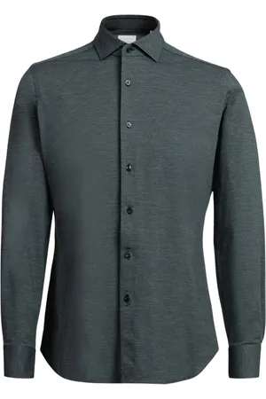 Xacus Heren, Overhemden, Groen, Maat: 2XL