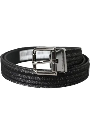 Dolce & Gabbana Heren, Accessoires, Zwart, Maat: 90 CM Leer