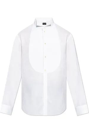 Giorgio Armani Heren, Overhemden, Wit, Maat: 4XL Katoen