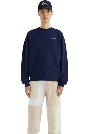 Axel Arigato Heren, Sweatshirts & Hoodies, Blauw, Maat: XS Katoen