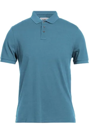 ALPHA STUDIO Heren, Tops, Blauw, Maat: 2XL Katoen