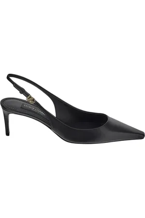 Dolce & Gabbana Dames, Schoenen, Zwart, Maat: 38 EU Leer