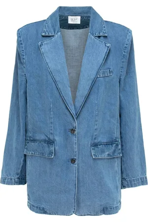 MVP Wardrobe Dames, Jassen, Blauw, Maat: XS Denim
