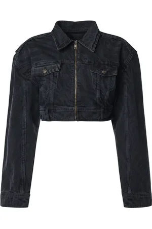 ROTATE Dames, Jassen, Zwart, Maat: M Denim