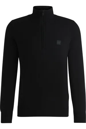 HUGO BOSS Heren, Truien, Zwart, Maat: S