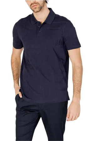 Armani Exchange Heren, Tops, Blauw, Maat: XS Katoen