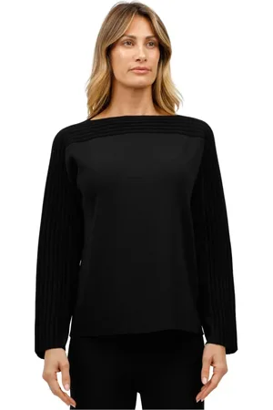 ALPHA STUDIO Dames, Truien, Zwart, Maat: M
