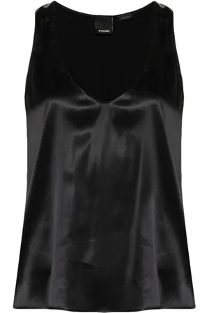 Pinko Dames, Tops, Zwart, Maat: S