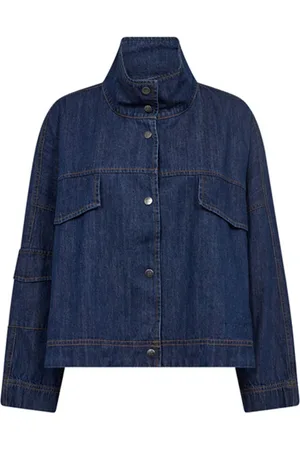 Co`Couture Dames, Jassen, Blauw, Maat: XS Denim