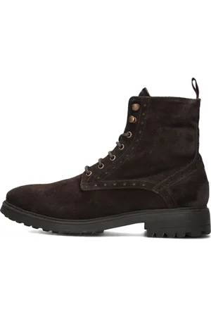 Stefano Lauran Heren, Schoenen, Bruin, Maat: 45 EU Leer