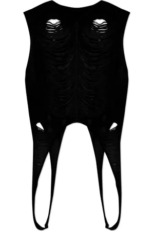 Rick Owens Heren, Tops, Zwart, Maat: M Wol