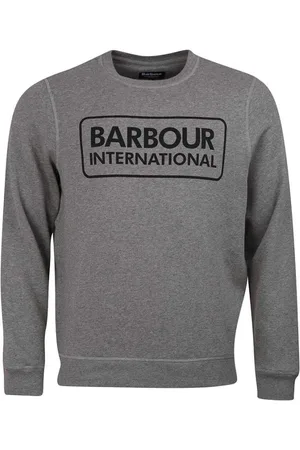 Barbour Heren, Sweatshirts & Hoodies, Grijs, Maat: XL Katoen