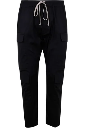 Rick Owens Heren, Broeken, Zwart, Maat: 2XL Katoen