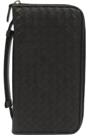 Bottega Veneta Dames, Pre-owned, Zwart, Maat: ONE Size Leer