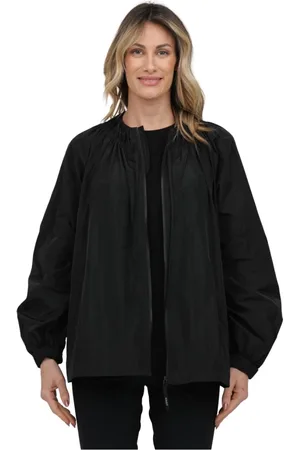 Aspesi Dames, Jassen, Zwart, Maat: M Nylon