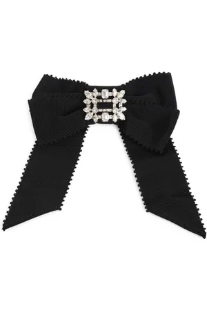 Roger Vivier Dames, Accessoires, Zwart, Maat: ONE Size Katoen
