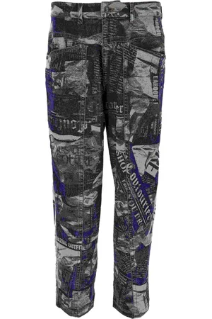 VERSACE Heren, Jeans, Grijs, Maat: W32