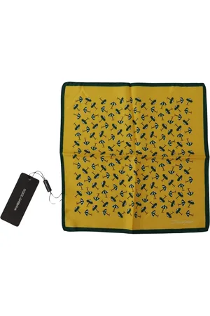 Dolce & Gabbana Heren, Accessoires, Geel, Maat: ONE Size Zijde
