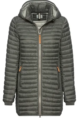 Camel Active Dames, Mantels, Groen, Maat: XL Polyamide