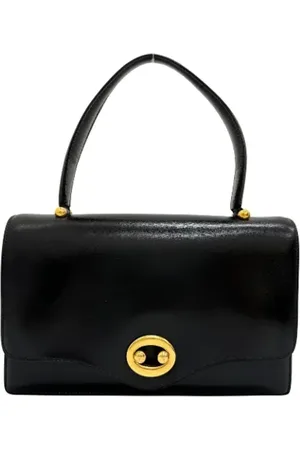Hermès Dames, Pre-owned, Zwart, Maat: ONE Size Leer