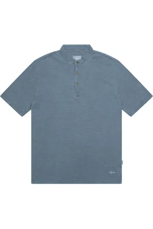 At.p.Co Heren, Tops, Blauw, Maat: L Katoen