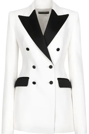 Dolce & Gabbana Dames, Jassen, Wit, Maat: S Wol