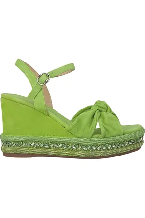 Alma en Pena Dames, Schoenen, Groen, Maat: 38 EU Leer