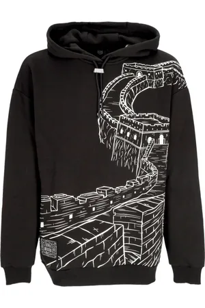 DOLLY NOIRE Heren, Sweatshirts & Hoodies, Zwart, Maat: S Katoen