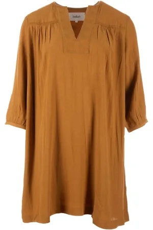 Bash Dames, Jurken, Geel, Maat: M Viscose