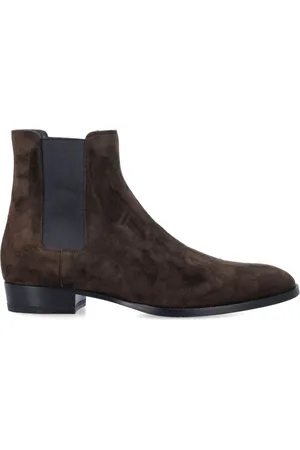 Saint Laurent Heren, Schoenen, Bruin, Maat: 43 EU Leer