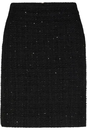 JOOP! Dames, Rokken, Zwart, Maat: XL Tweed