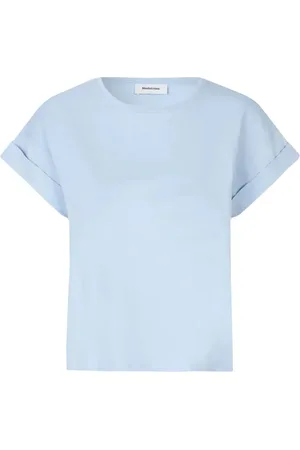 Modstrom Dames, Tops, Blauw, Maat: S Katoen