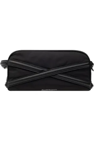 Alexander McQueen Heren, Tassen, Zwart, Maat: ONE Size Leer