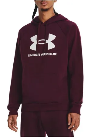 Under Armour Heren, Sweatshirts & Hoodies, Rood, Maat: L