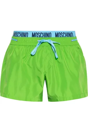 Moschino Heren, Badkleding, Groen, Maat: 2XL Zijde