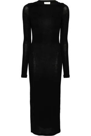 Saint Laurent Dames, Jurken, Zwart, Maat: S