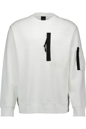 Armani Exchange Heren, Sweatshirts & Hoodies, Wit, Maat: L Katoen