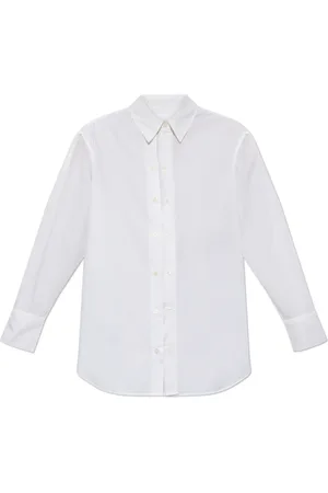 Samsøe Samsøe Dames, Blouses & Shirts, Wit, Maat: XS Katoen