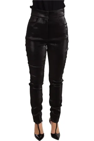 Dolce & Gabbana Dames, Broeken, Zwart, Maat: S