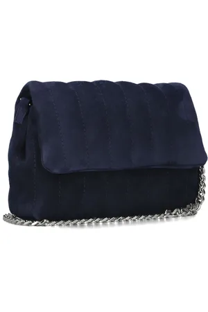 Unisa Dames, Tassen, Blauw, Maat: ONE Size Suède